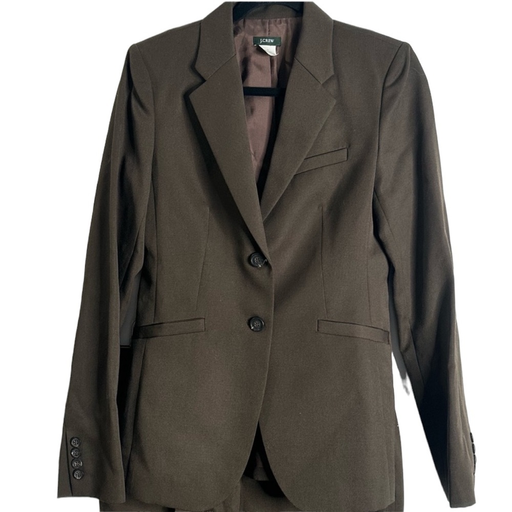 J crew wool blazer suit size 4T